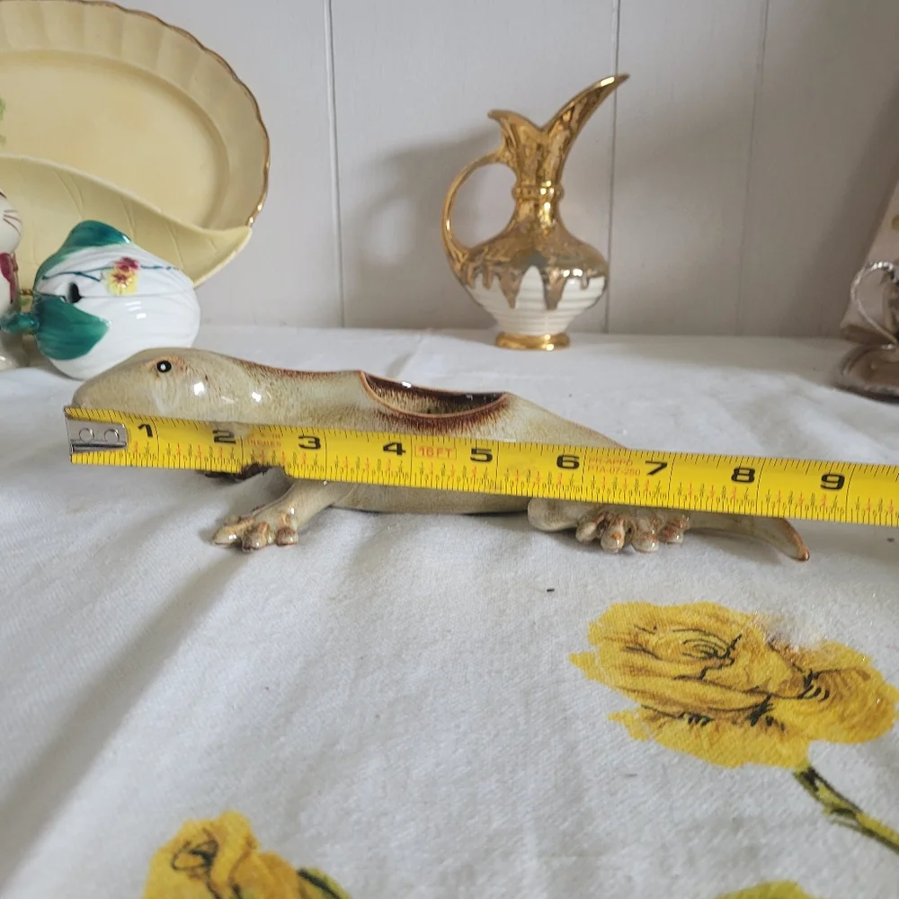 Ceramic Lizard Figurine in Beige and Brown - Home Accent (Reposh) - Picture 8 of 9